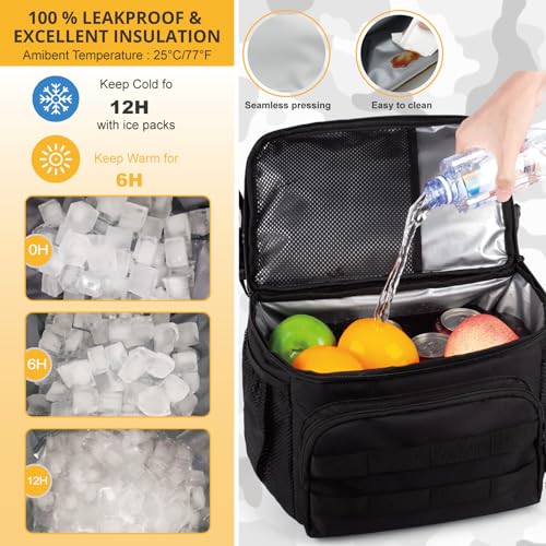 Tactical Double Deck Cooler Backpack for Men