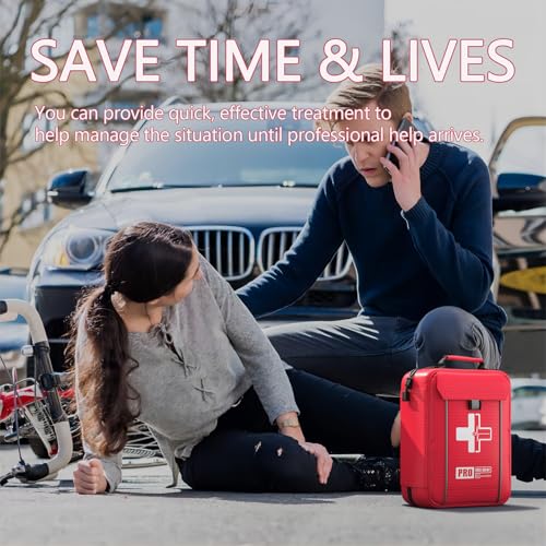 Upgrade Comprehensive First Aid Kit with Labelled Compartments