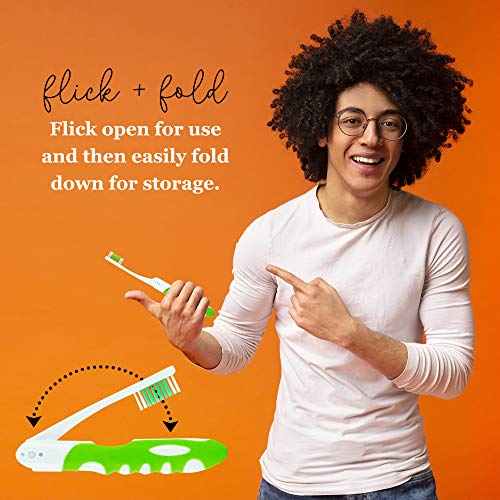 Portable Folding Toothbrush Kit (6 Count)