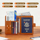 Premium Leather Passport Holder Covers Case