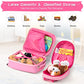 Kids Luggage 12" Toddler Backpack & 16" Travel Suitcase with Wheels (2 Count)