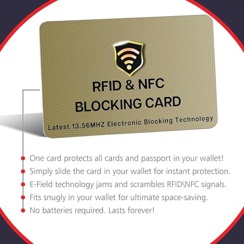 20 Pack RFID Blocking Card for Credit Debit ID Card (20 Count)