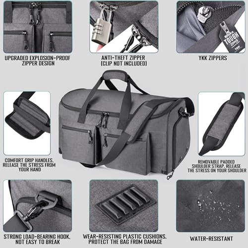 2 in 1 Garment Duffle Bags for Travel Mens Carry
