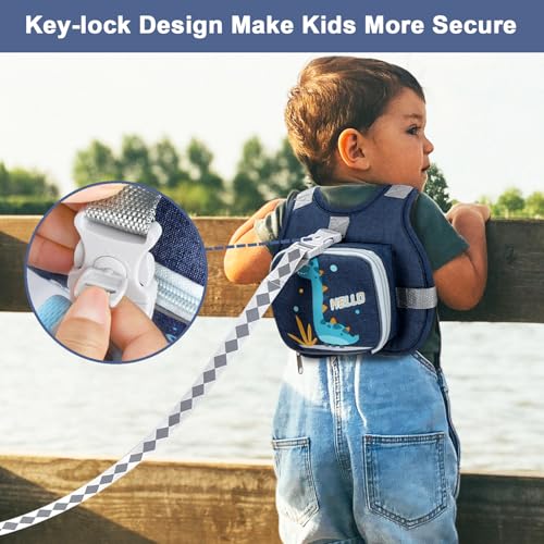 Toddler Harness Leash+ Reflective Anti Lost Wrist Link