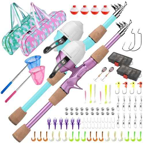 Kids Fishing Pole 2 Pack (2 Count)