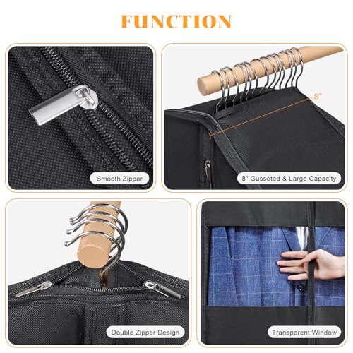Compression Hanging and Space Saving Garment Bag