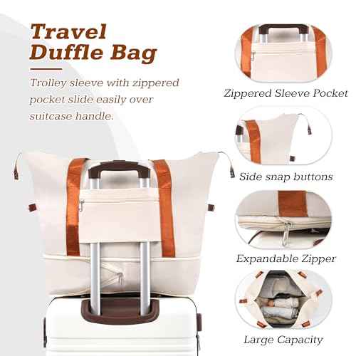 Suitcase Set 24 IN Expandable Luggage with TSA Lock Spinner Wheels (3 Count)
