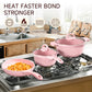 Pink Pots and Pans Set Nonstick 23pcs