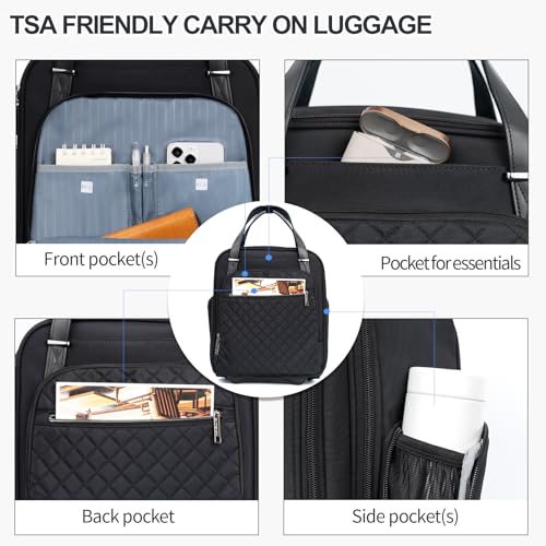 Underseat Carry On Wheeled 16" Bag with Wheels