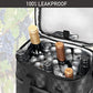 Insulated Wine Cooler Bag Leakproof 6 Bottle Tote Carrier