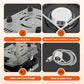 Adjustable 2 Burner Portable Stove with 16000 BTU