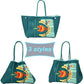 Neoprene Multipurpose Beach Bag Tote with Inner Zipper Pocket