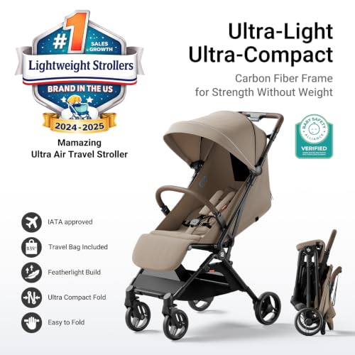 Ultra Air Lightweight Baby Travel Stroller with Carbon Fiber Frame