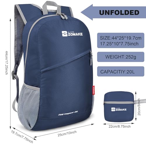 Lightweight Packable Backpack 20L