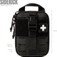My Medic Sidekick Pro - Camping Hiking and Backpacking First Aid Kit - 70 Items with Tourniquet - HSA and FSA Eligible - Small Ifak Great for Travel or Motorcycle - Portable Emergency Kit – Black