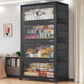 800Qt Extra Large Stackable Storage Bins with Lid (4 Count)
