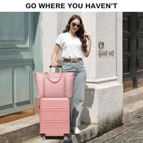Carry On Luggage Airline Approved with Spinner Wheels TSA Lock (2 Count)
