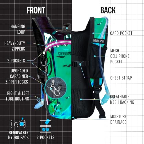 SOJOURNER Rave Hydration Pack Backpack