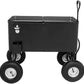 VINGLI 80 Quart Wagon Rolling Cooler Ice Chest, w/Long Handle and 10" Wheels, Portable Beach Patio Party Bar Cold Drink Beverage, Outdoor Park Cart on Wheels