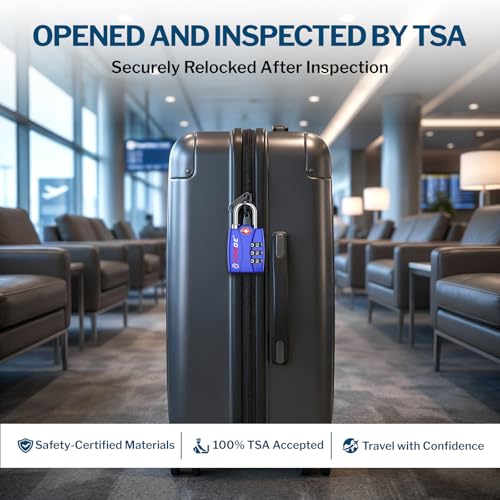 Open Alert TSA Approved Luggage Locks (2 Count)