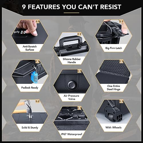 HC 5220 Hard Case with Wheels and Foam
