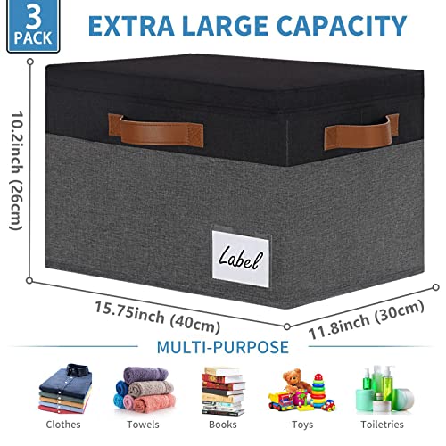 Extra Large Storage Bins with Lids