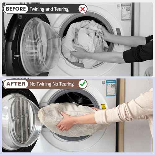 100% Pure Cotton Mesh Laundry Bags (3 Count)