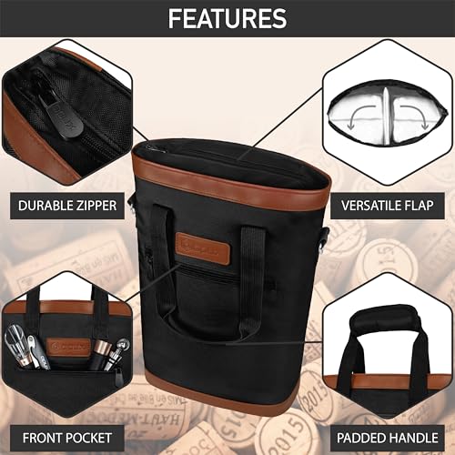 Two Bottle Wine Bag Carrier