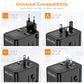 70W GaN International Travel Adapter