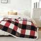 Sherpa Blanket Twin Plaid Thick Bed Blanket