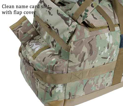 Large Military Duffle Bag Backpack Tactical Field Gear Equipment Duffel Bag Army Deployment Bag 85L