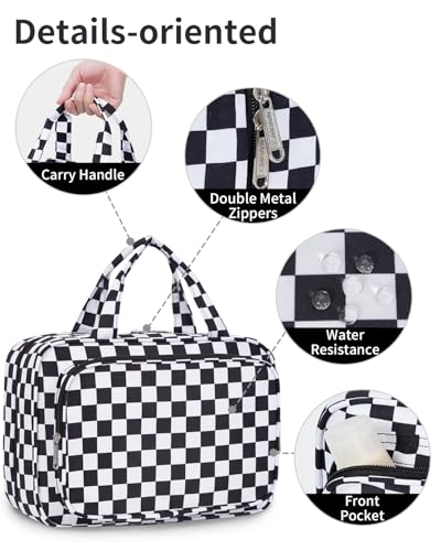 Hanging Toiletry Bag for Women Travel Makeup Bag Organizer Toiletries Bag for Travel Size Essentials Accessories Cosmetics