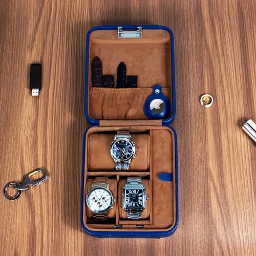 Watch Travel Case with Combination Lock