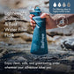 BeFree AC 2 Stage Filter Collapsible Travel Water Bottle 1L