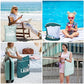 2 Pcs Large Travel Laundry Bag Washable Waterproof Wet Bag Dirty Clothes Bag Swimsuit Workout Bag for Gym Clothes Laundry Wet Clothes Swimming Pool Yoga College Dorm (2 Count)