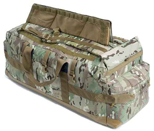 Large Military Duffle Bag Backpack Tactical Field Gear Equipment Duffel Bag Army Deployment Bag 85L