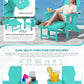 4 Pcs HDPE Folding Adjustable Adirondack Chair with Ottoman (4 Count)