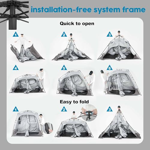 Portable Camping Shower Tent Deluxe Changing Room Easy Set Up Privacy Shelter