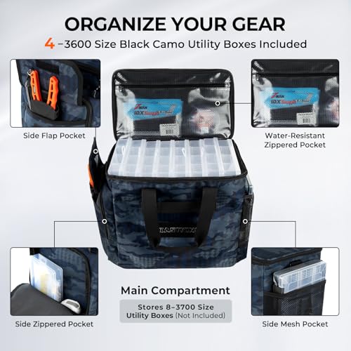 BaitSpace Tackle Bag with Removable Bait Binder
