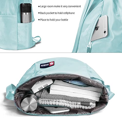 Waterproof Drawstring Gym Backpack Bag for Men & Women