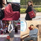 Premium Soft Travel Blanket Pillow Airplane 2 in 1 Combo Warm Red