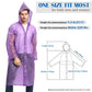 2 Pack Portable EVA Raincoats for Adults