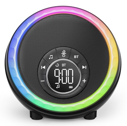 Nightlight Bluetooth Speaker Alarm Clock