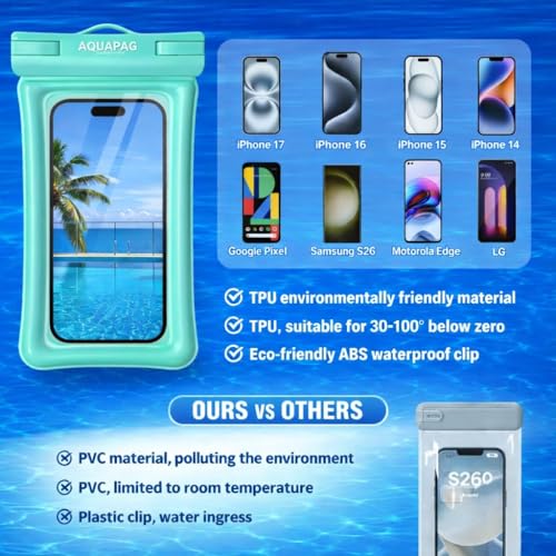 IP68 Waterproof Phone Pouch 2 Pack (2 Count)