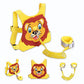 Toddlers Leash + Anti Lost Wrist Link Child Kids Safety Harness Kids Walking Wristband Assistant Strap Belt for Boys Pink Christmas Gift