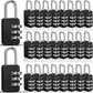 32 Pack 3 Digit Combination Lock Small Combo Locks Waterproof Luggage Number Padlock for Backpack Suitcases Traveling Toolbox School Gym Employee Locker (32 Count)