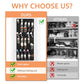 40 Large Pockets Over The Door Shoe Organizer