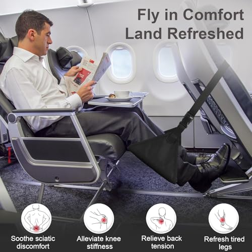 Foot Hammock for Plane Travel