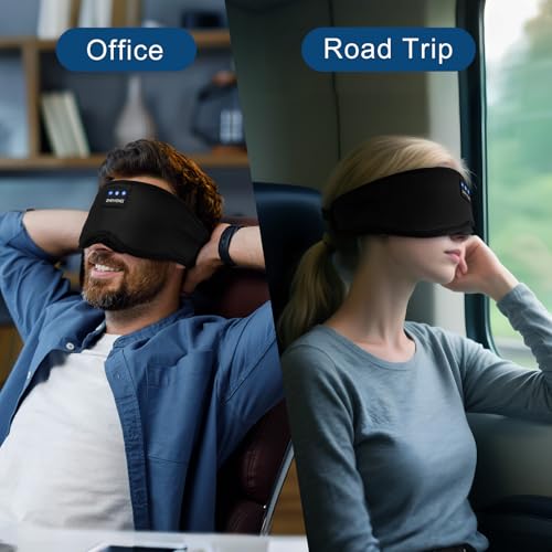 Sleep Mask with Bluetooth 5.4 Headphones