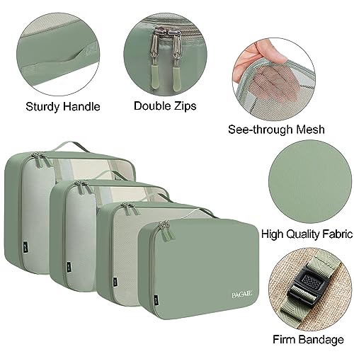 8 Set Packing Cubes Luggage Packing Organizers for Travel Accessories
